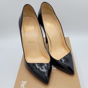 Christian Louboutin Corneille 100 Black Calf 37 7